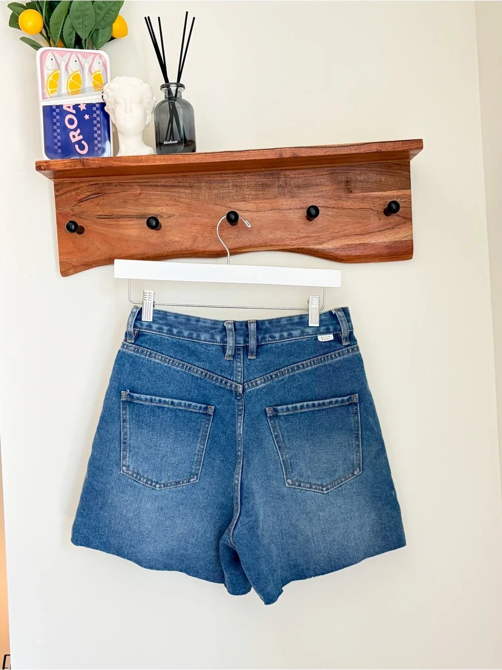 Billabong Riley Denim Cutoff Short Pacific Wash NWT sz 27